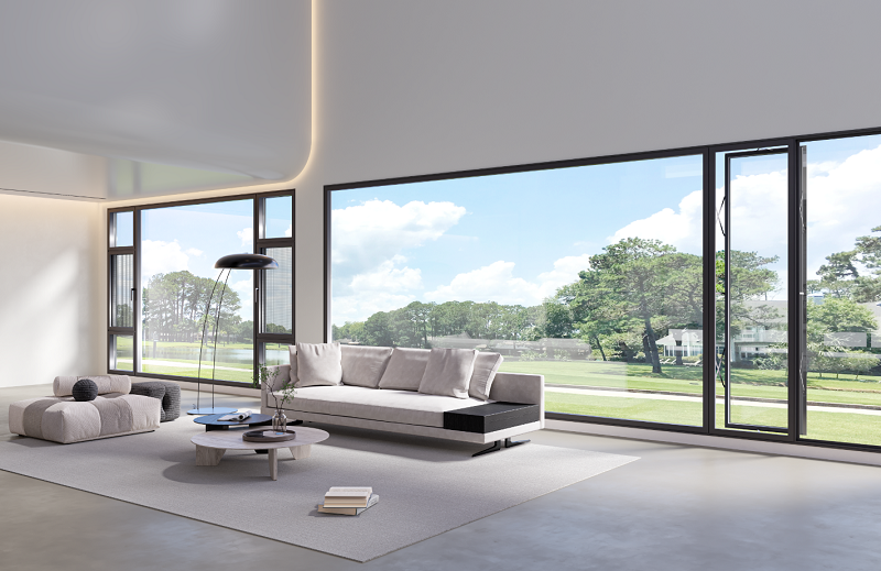 鉑金·GD132超靜音智能外平開窗